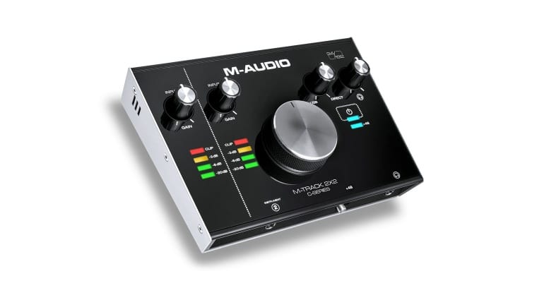 m-audio m-track c-series 2x2 usb audio interface
