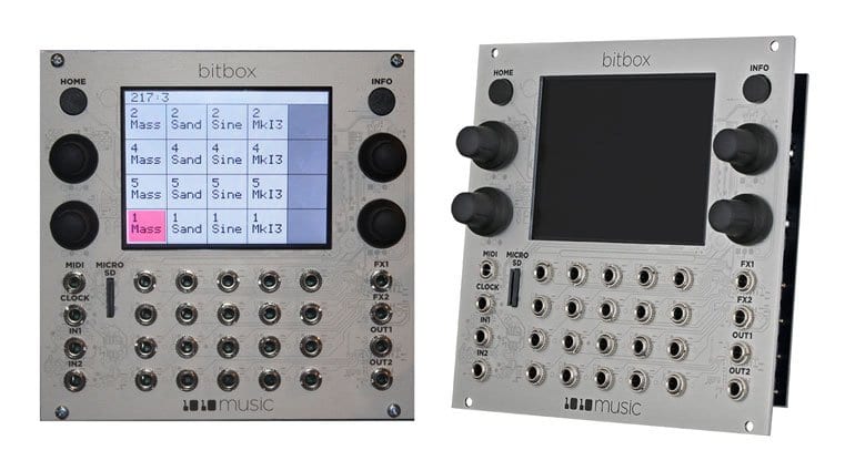 Bitbox Sampler touchscreen module for Eurorack from 