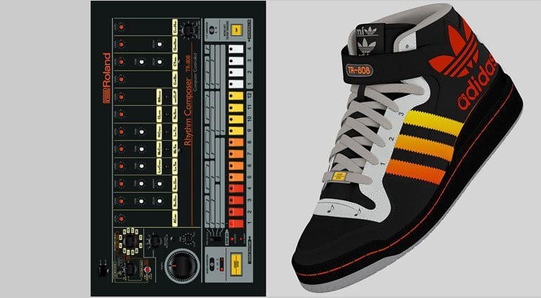 Adidas TR-808 sneakers are not real - it's just for fun! - gearnews.com