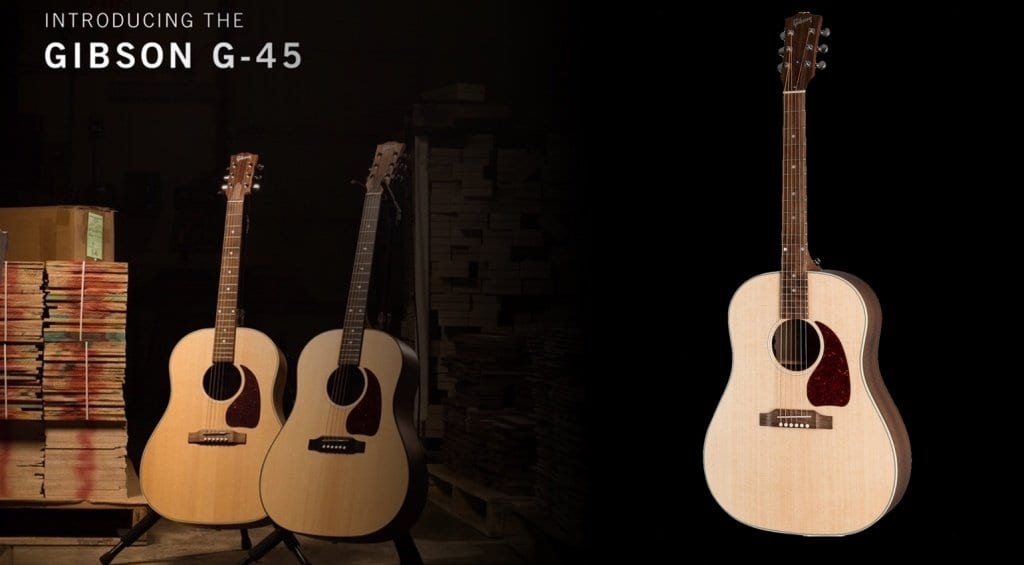 Gibson G 45 Studio Standard Quality Acoustics From The Usa Gearnews Com