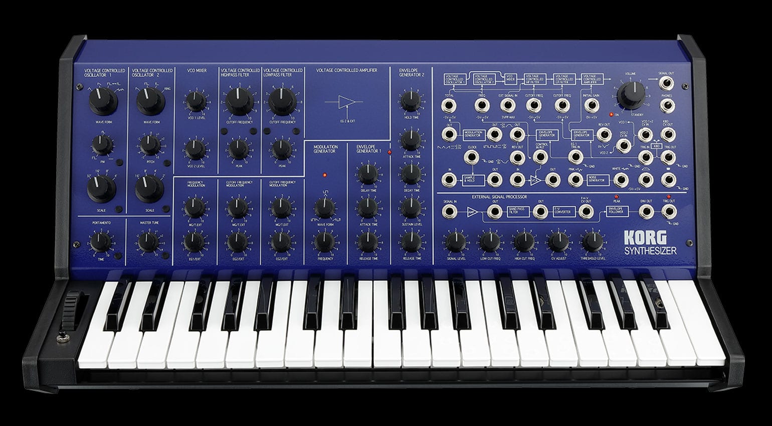 Namm Korg Resurrects A Full Sized Ms Fs Monophonic Synthesizer In 4 Colours Gearnews Com