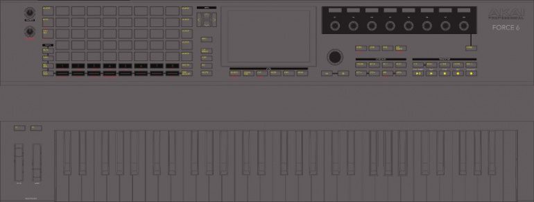 akai force logic pro