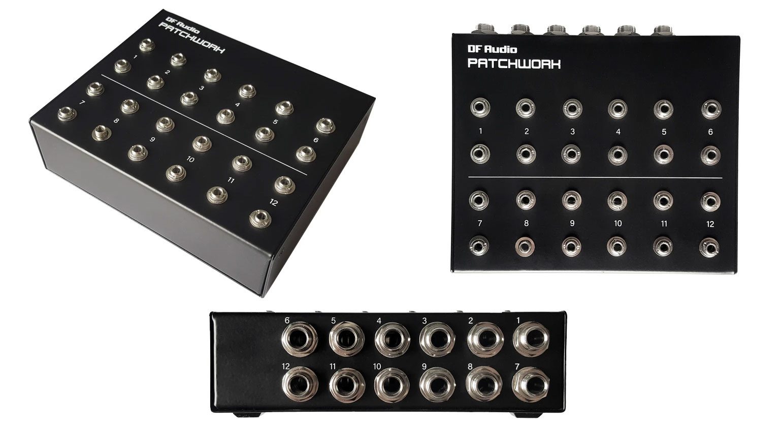 Patchwork and updated Minibay V2 patchbay boxes from DF Audio - gearnews.com