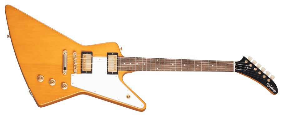 Gibson Custom Shop inspired Epiphone 1958 Korina Flying V & Explorer -  gearnews.com