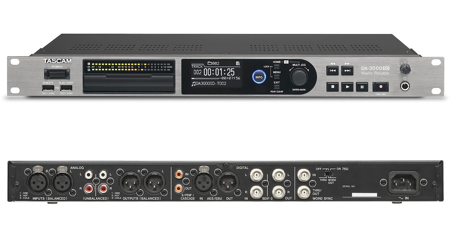 TASCAM DA-3000SD: The Industry Standard Master Recorder Returns -  gearnews.com