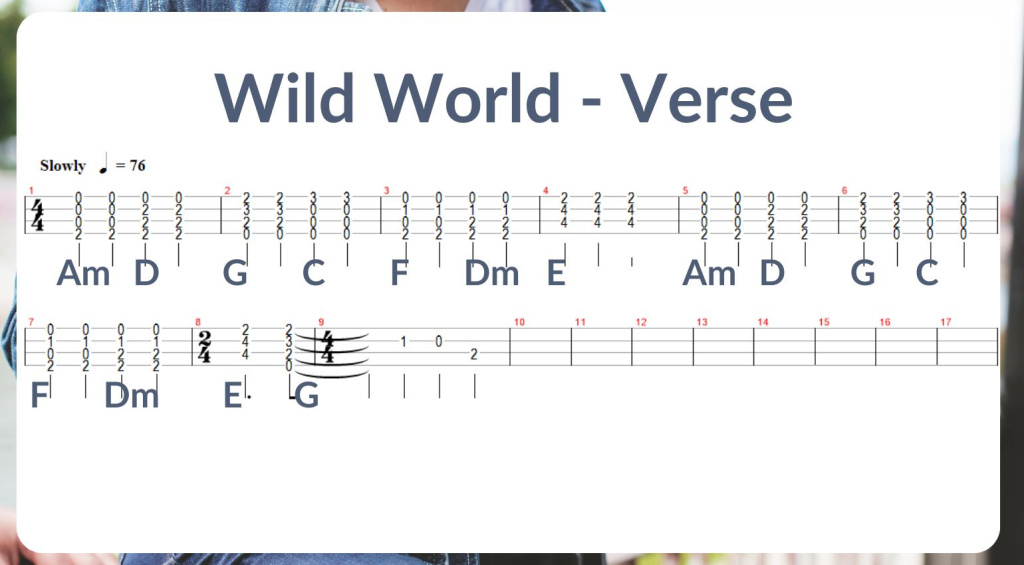 Técnicas básicas de ukelele para tocar Wild World