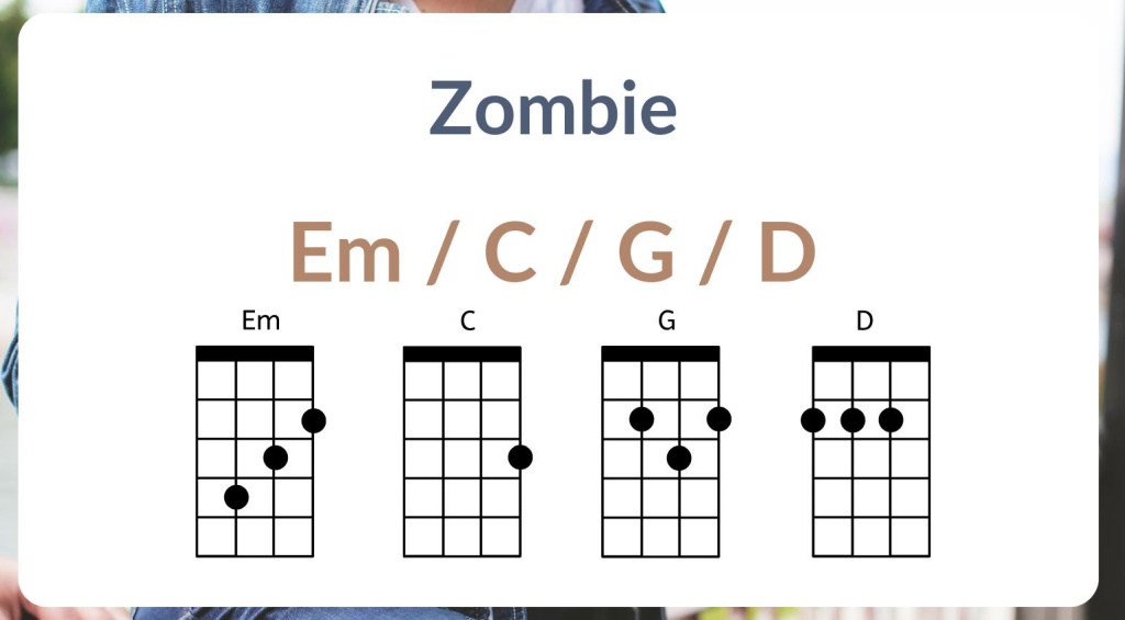 Acordes para ukelele de Zombie