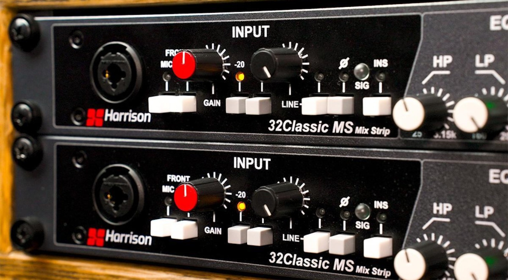 Harrison Audio 32Classic MS Mix Strip: Input Stage